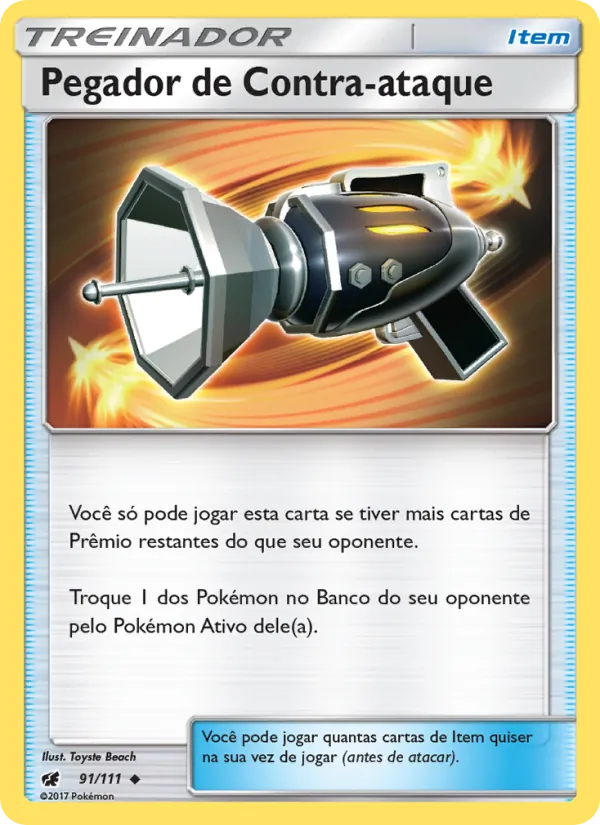 Pegador de Contra-ataque Invasão Carmim 91/111
