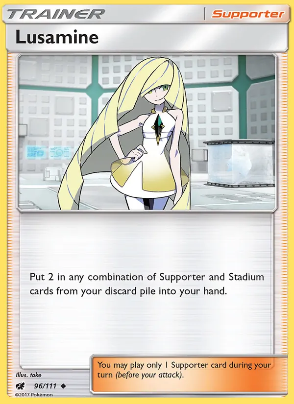 Lusamine Crimson Invasion 96/111