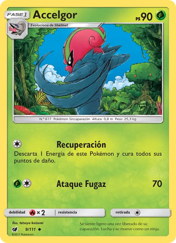 Accelgor Invasión Carmesí 9/111