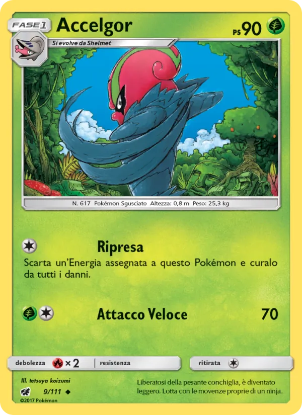 Accelgor Invasione Scarlatta 9/111
