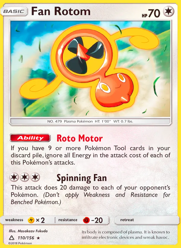 Fan Rotom Ultra Prism 110/156