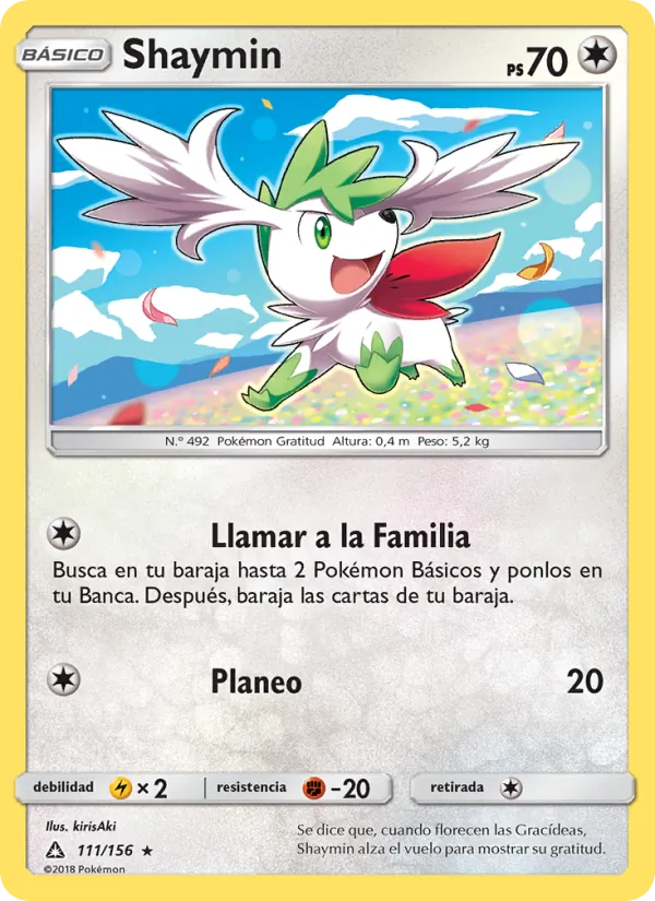 Shaymin Ultraprisma 111/156