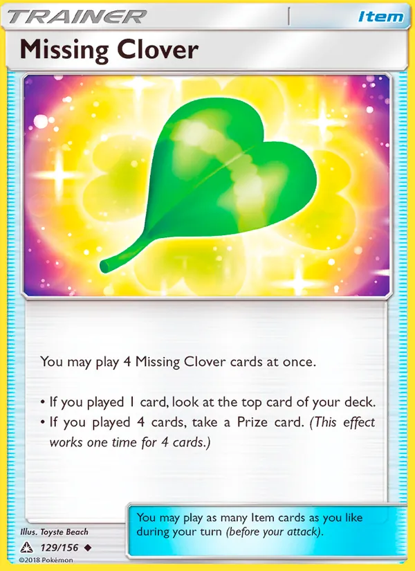 Missing Clover Ultra Prism 129/156