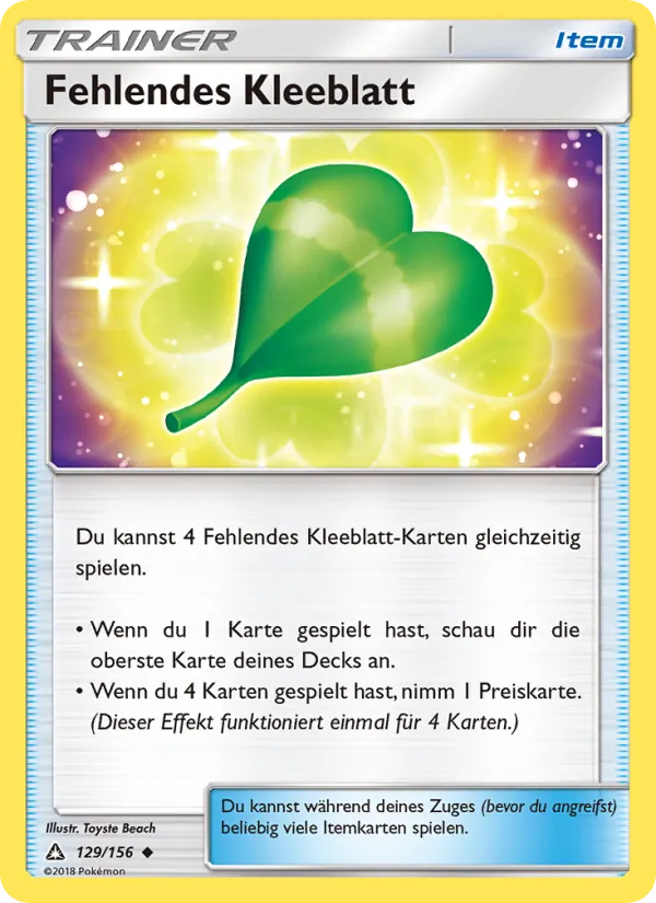 Fehlendes Kleeblatt Ultra-Prisma 129/156