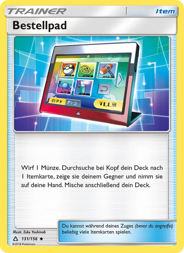 Bestellpad Ultra-Prisma 131/156