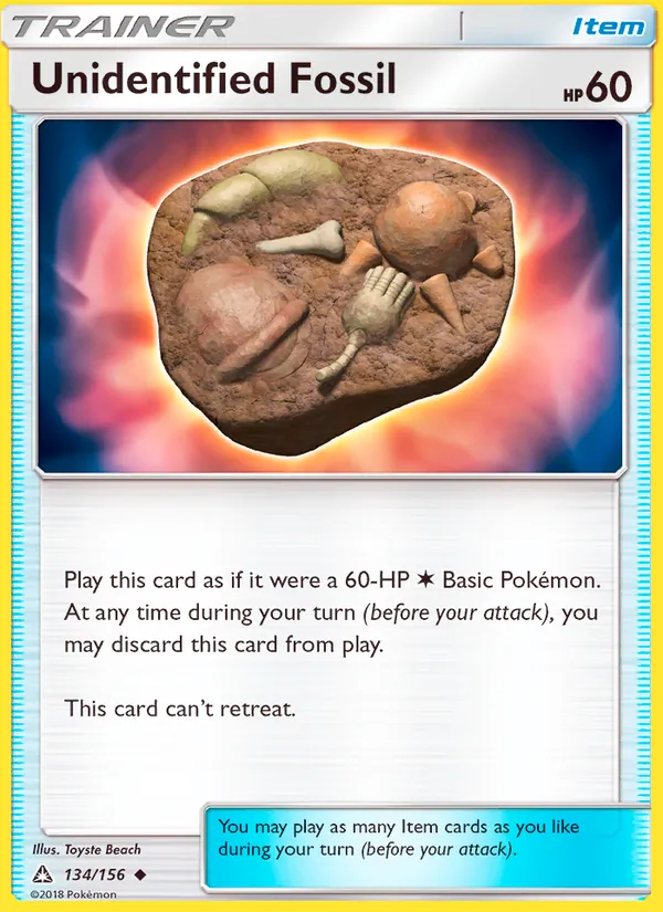 Unidentified Fossil Ultra Prism 134/156
