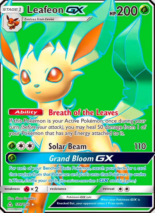 Leafeon GX Ultra Prism 139/156