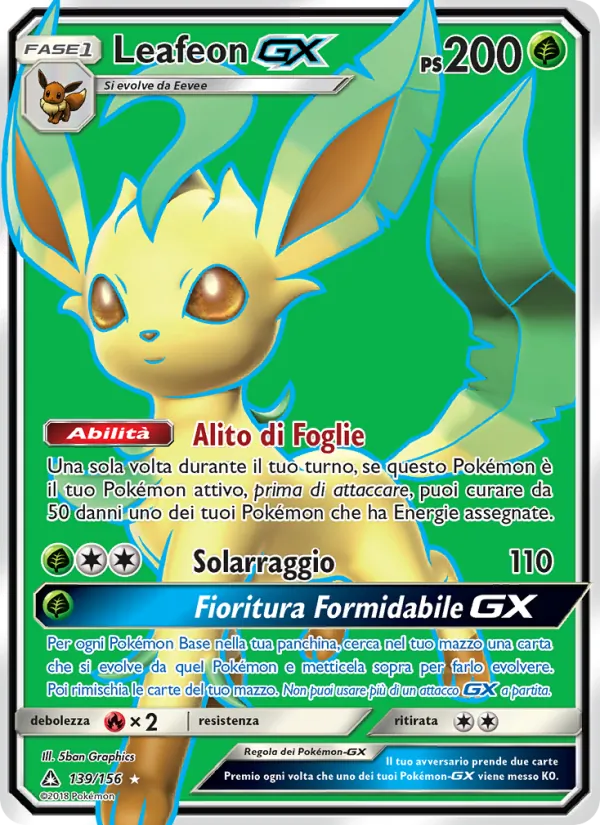 Leafeon GX Ultraprisma 139/156