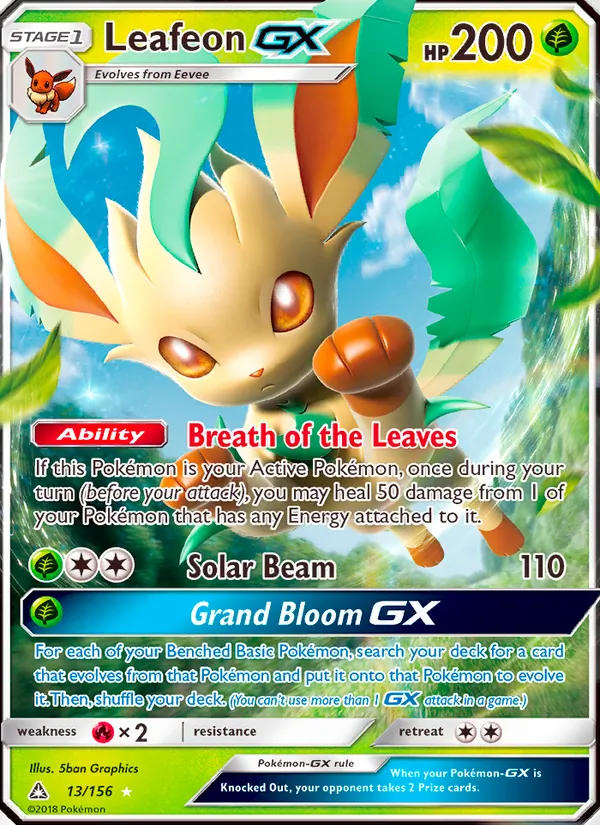 Leafeon GX Ultra Prism 13/156