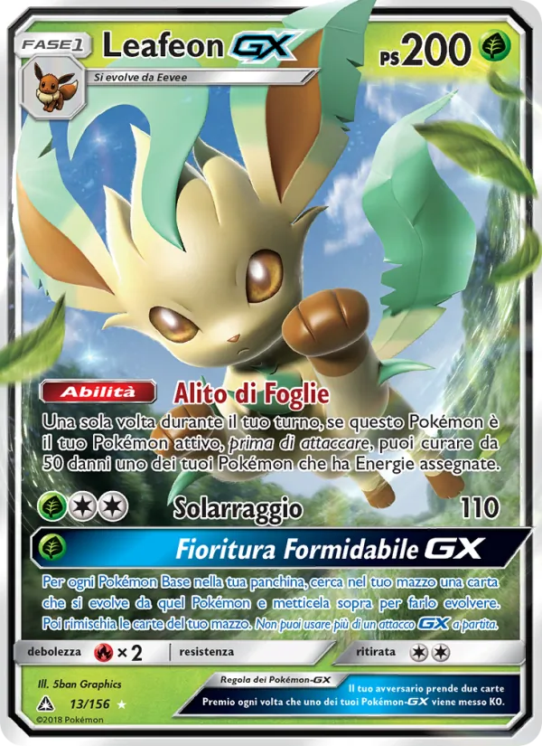 Leafeon GX Ultraprisma 13/156
