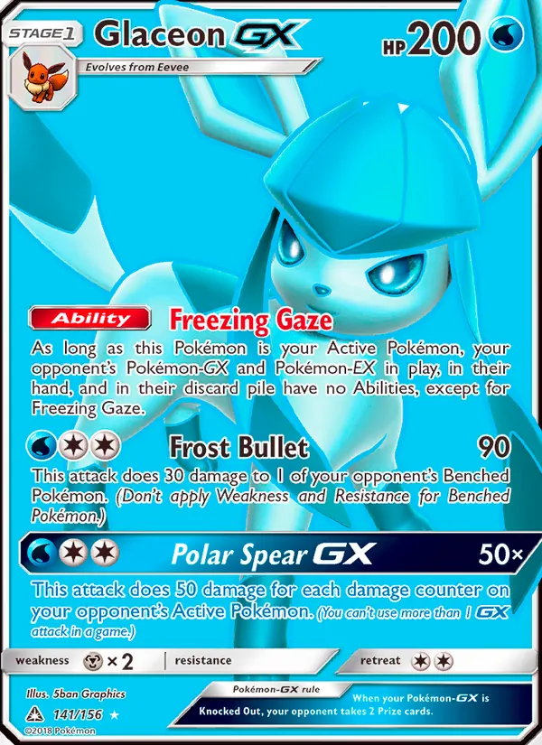 Glaceon GX Ultra Prism 141/156
