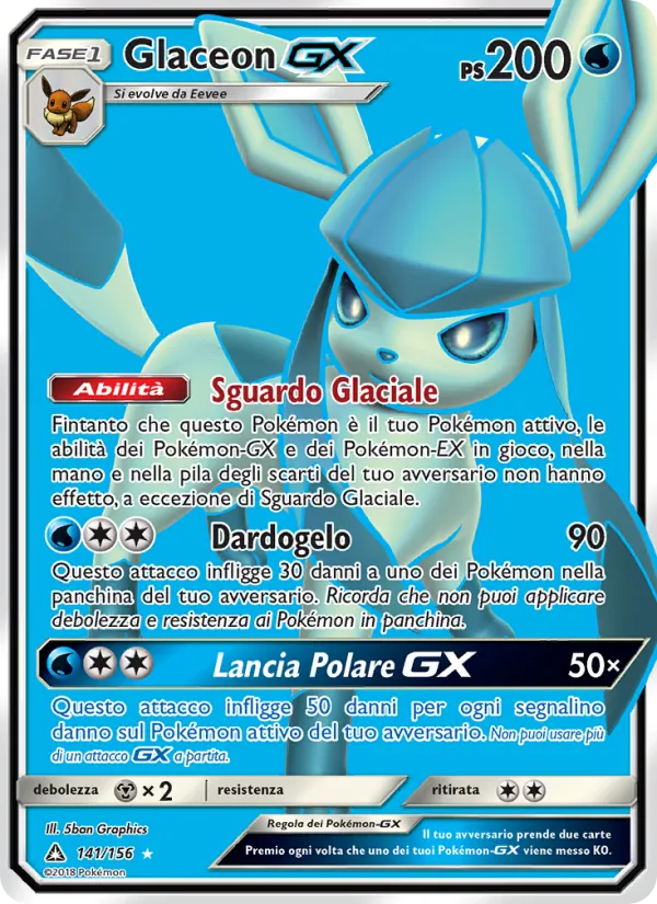 Glaceon GX Ultraprisma 141/156