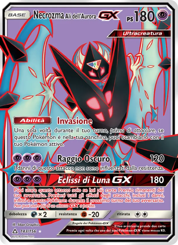 Necrozma Ali dell’Aurora GX Ultraprisma 143/156