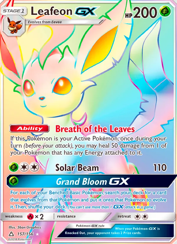 Leafeon GX Ultra Prism 157/156