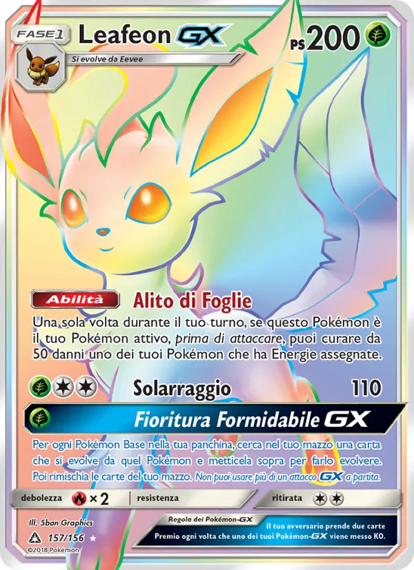 Leafeon GX Ultraprisma 157/156