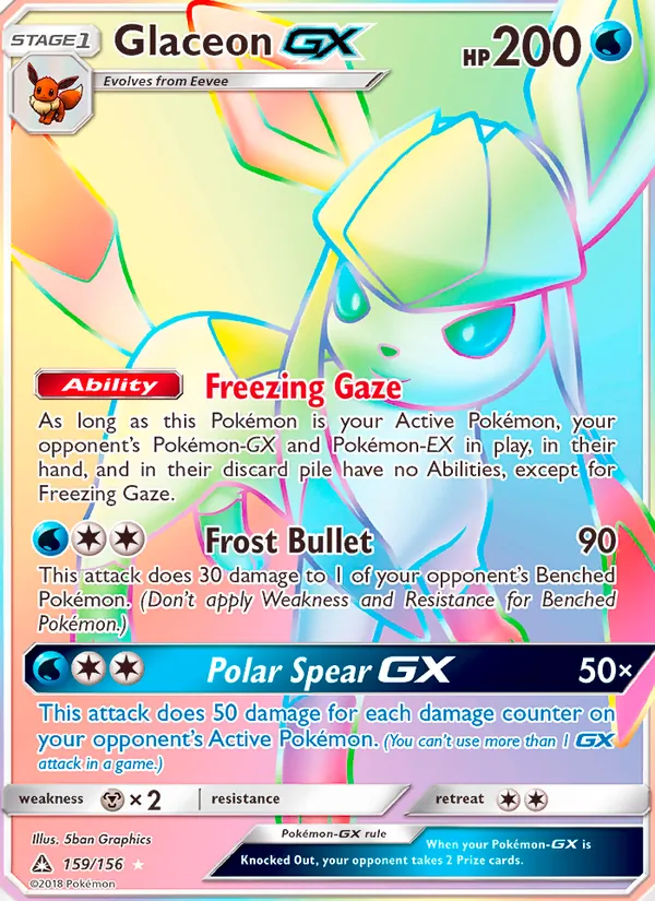 Glaceon GX Ultra Prism 159/156