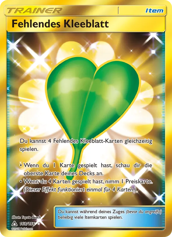 Fehlendes Kleeblatt Ultra-Prisma 168/156