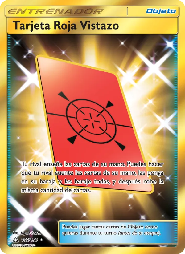 Tarjeta Roja Vistazo Ultraprisma 169/156