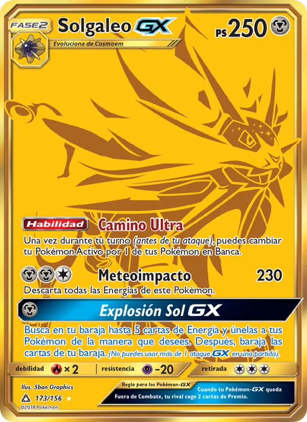 Solgaleo GX Ultraprisma 173/156