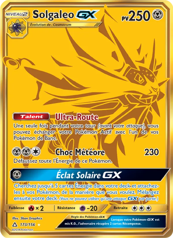 Solgaleo GX Ultra-Prisme 173/156