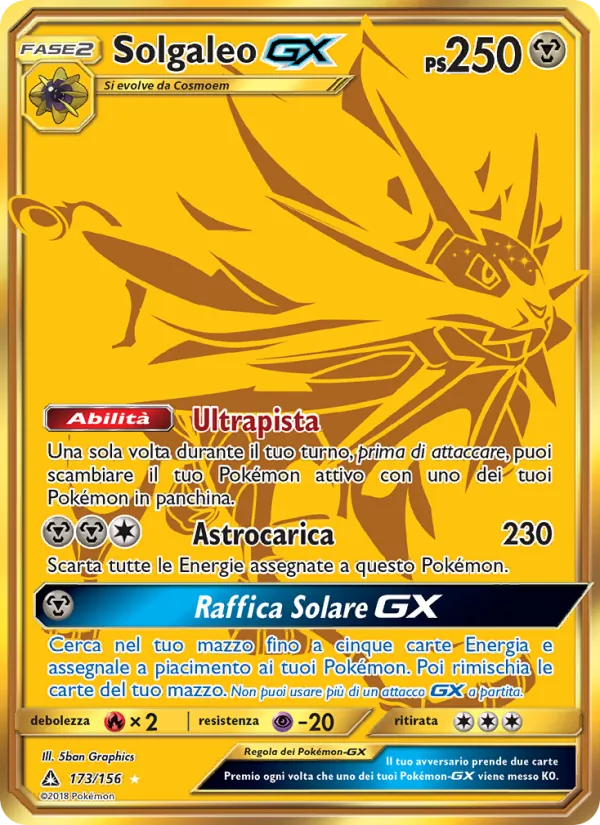 Solgaleo GX Ultraprisma 173/156