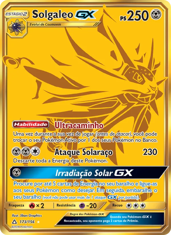 Solgaleo GX Ultra Prisma 173/156