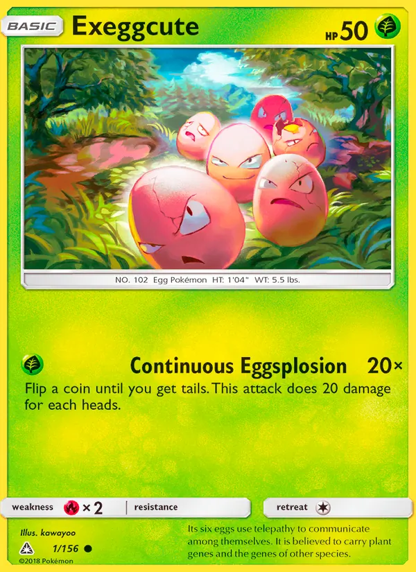 Exeggcute Ultra Prism 1/156