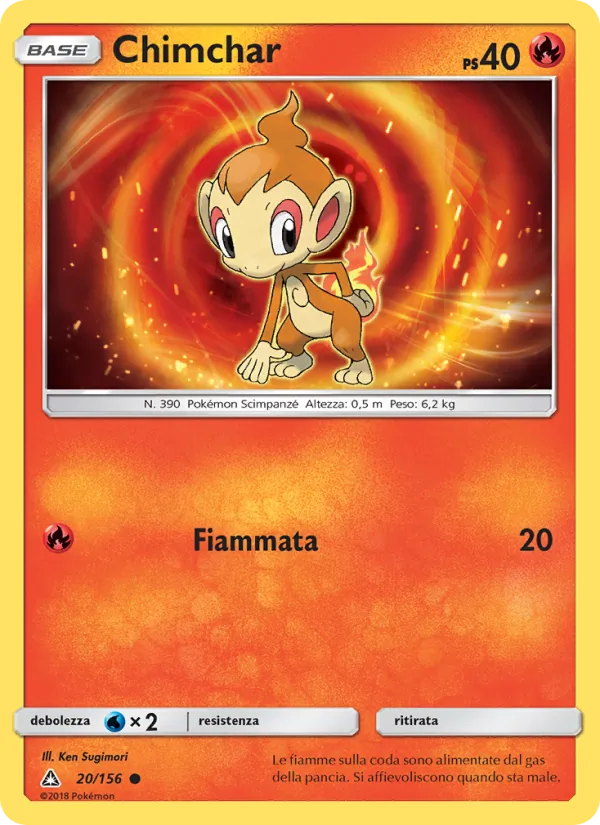 Chimchar Ultraprisma 20/156