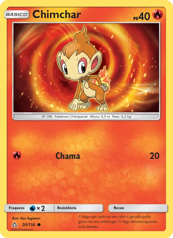 Chimchar Ultra Prisma 20/156