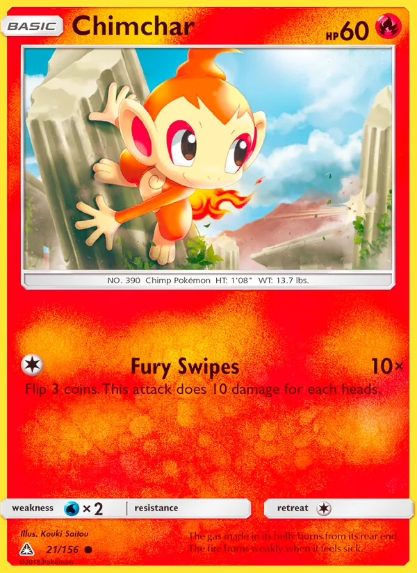 Chimchar Ultra Prism 21/156