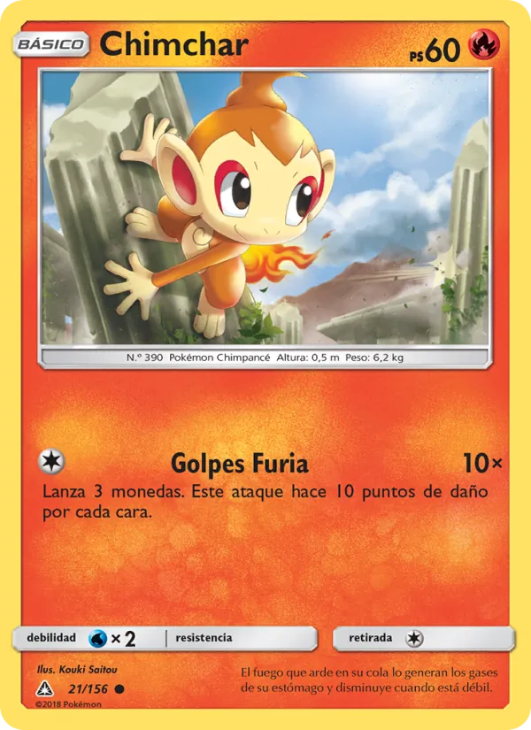 Chimchar Ultraprisma 21/156