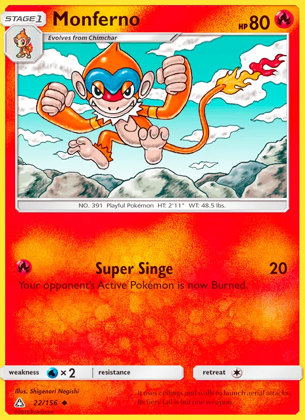 Monferno Ultra Prism 22/156