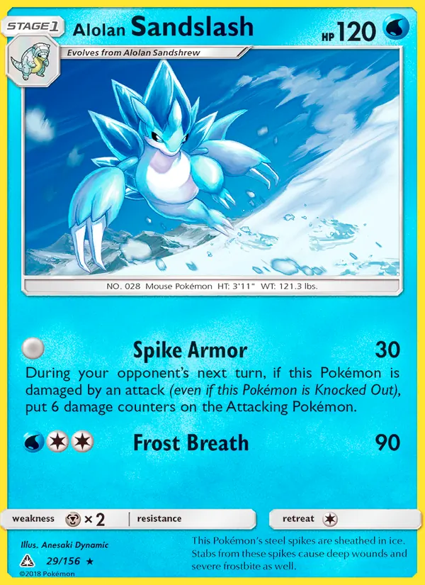 Alolan Sandslash Ultra Prism 29/156