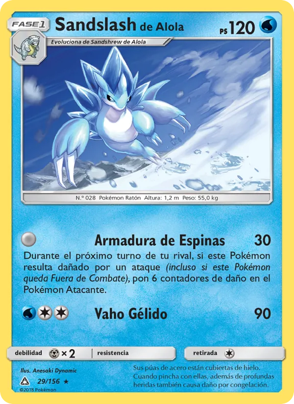 Sandslash de Alola Ultraprisma 29/156