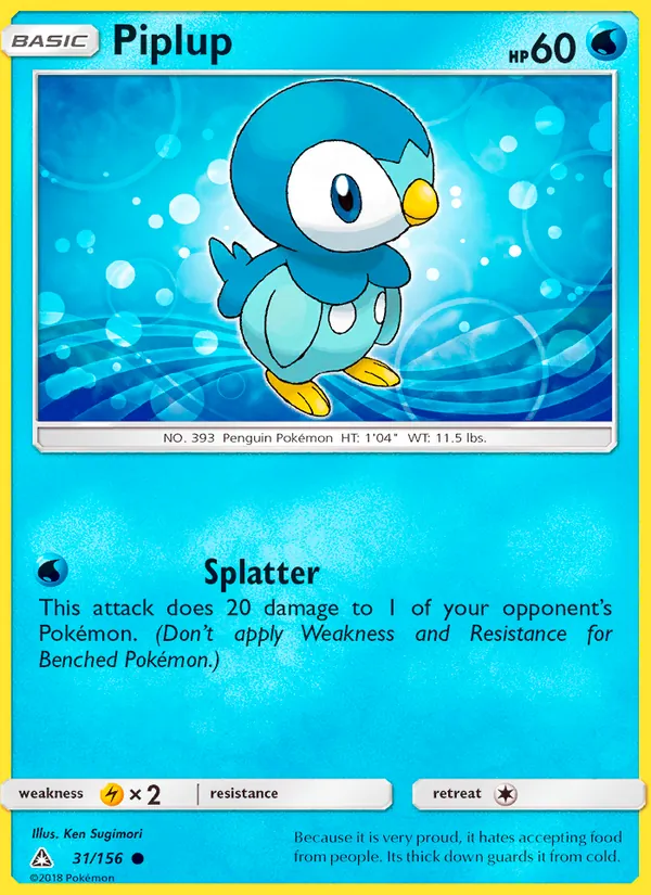Piplup Ultra Prism 31/156