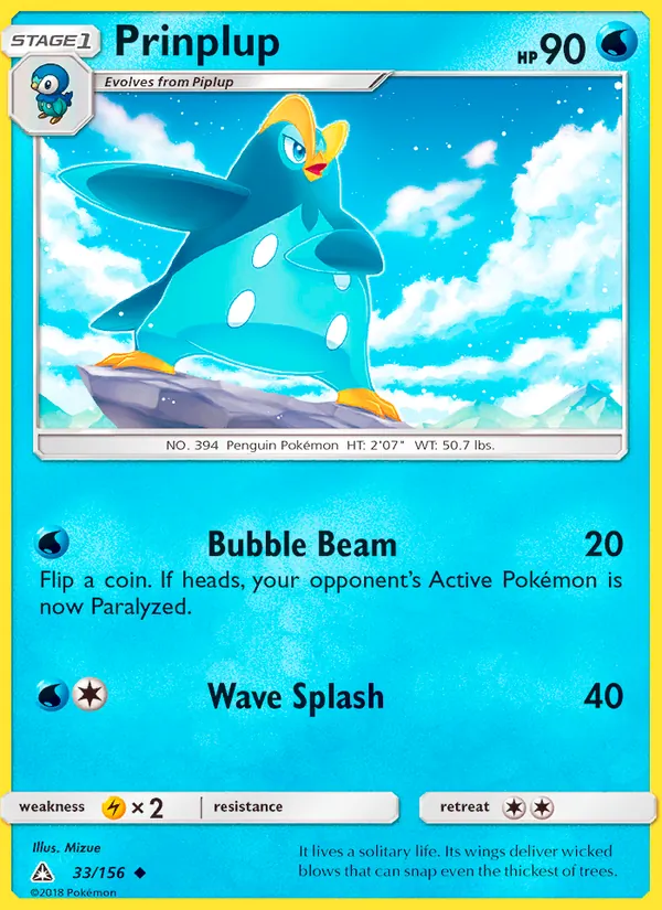 Prinplup Ultra Prism 33/156