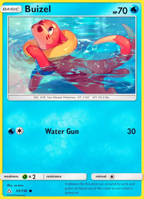 Buizel Ultra Prism 35/156
