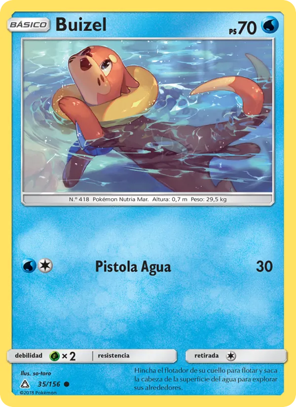 Buizel Ultraprisma 35/156