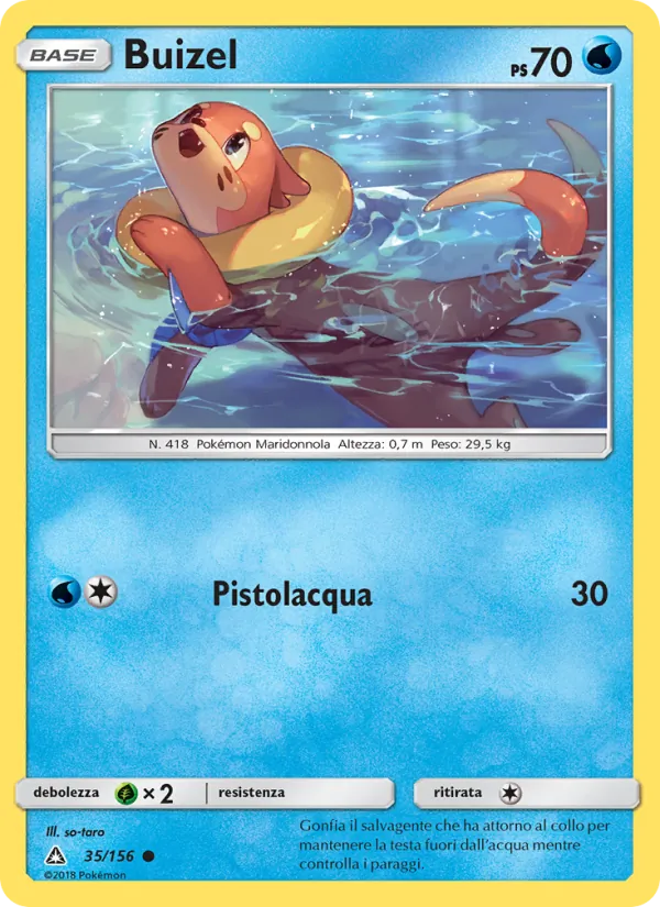 Buizel Ultraprisma 35/156