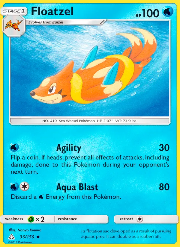 Floatzel Ultra Prism 36/156