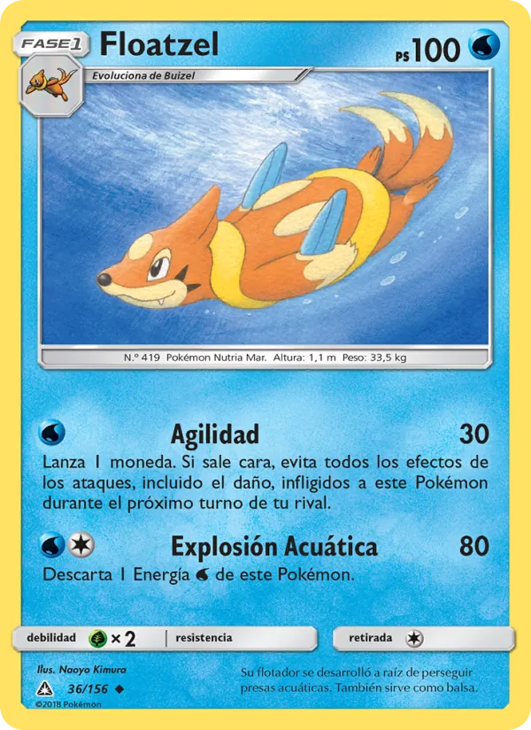 Floatzel Ultraprisma 36/156
