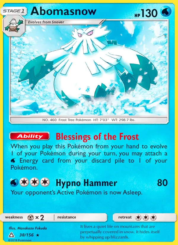 Abomasnow Ultra Prism 38/156