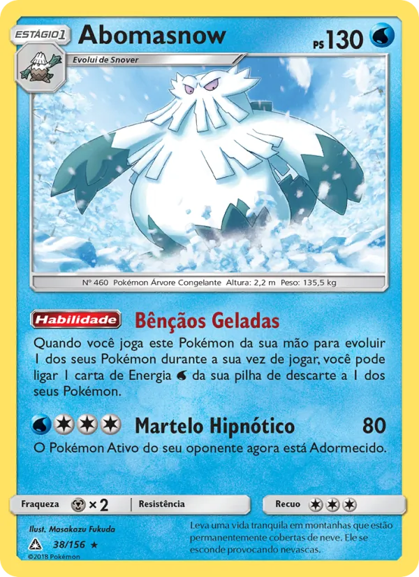 Abomasnow Ultra Prisma 38/156