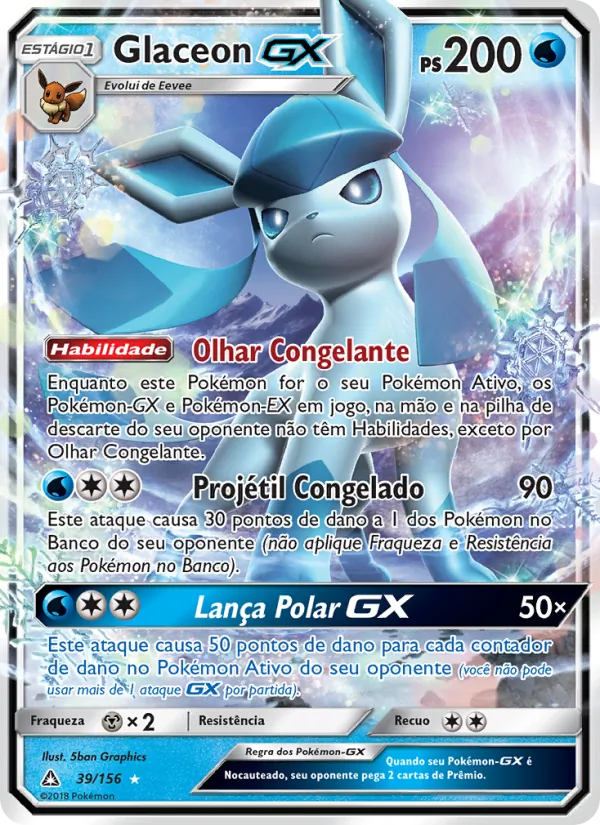 Glaceon GX Ultra Prisma 39/156