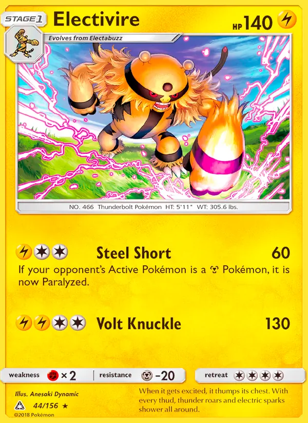 Electivire Ultra Prism 44/156
