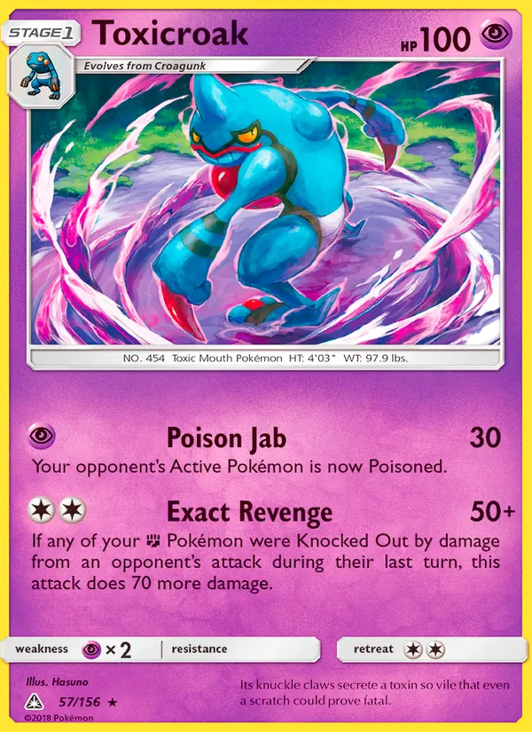 Toxicroak Ultra Prism 57/156