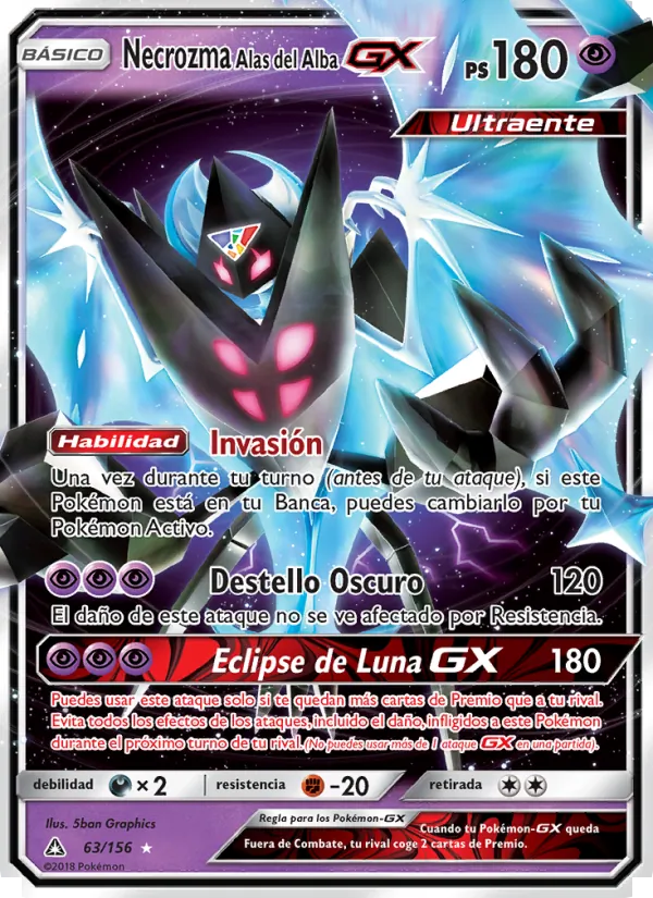 Necrozma Alas del Alba GX Ultraprisma 63/156