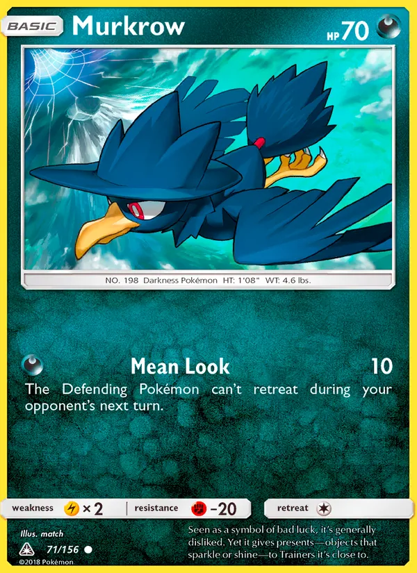 Murkrow Ultra Prism 71/156