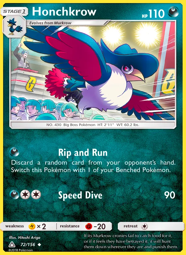 Honchkrow Ultra Prism 72/156