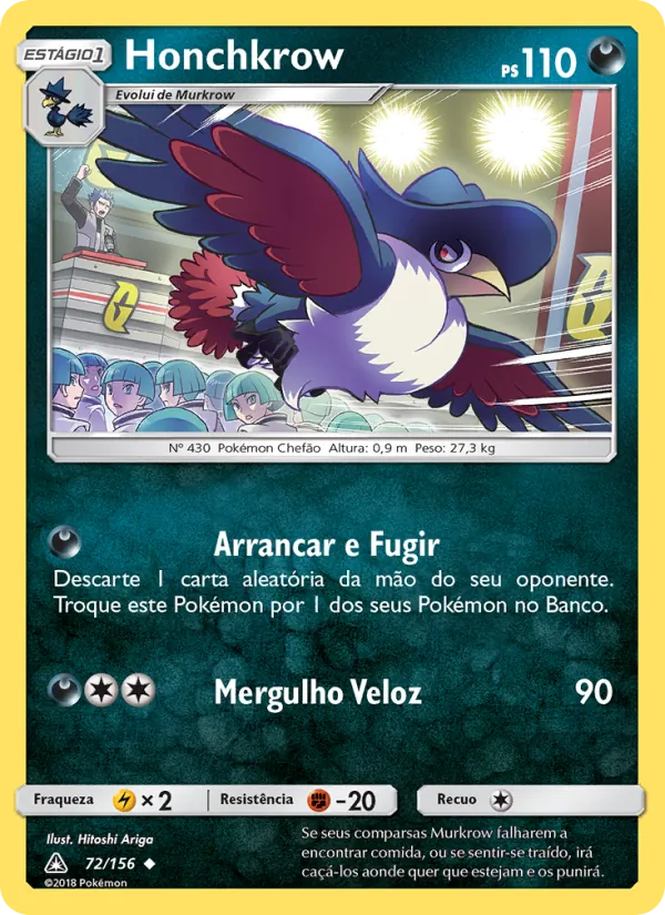 Honchkrow Ultra Prisma 72/156